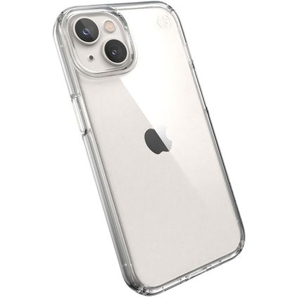Speck Presidio Perfect Clear Coque Transparente iPhone 14 Coque arrière Rigide Anti-Chocs - Transparent