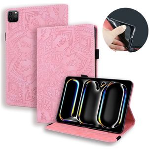 Mobigear Mandala Coque iPad Pro 11 Pouces (2024) Etui - Rose
