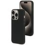 Mobiparts Coque iPhone 15 Pro Coque arrière en Silicone - Noir
