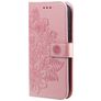 Mobigear Flowers Housse POCO F4 Etui Porte-Monnaie - Rose doré