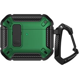 Mobigear Armor Clip Coque Apple AirPods 4 Coque Rigide - Vert
