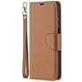Mobigear Excellent Samsung Galaxy A12 Étui Portefeuille - Cognac