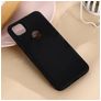 Mobigear Rubber Touch Coque Google Pixel 4a Coque arrière en Silicone - Noir