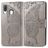 Mobigear Butterfly Housse Samsung Galaxy A40 Etui Porte-Monnaie - Gris