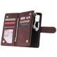 Mobigear Zipper Housse Samsung Galaxy A41 Etui Porte-Monnaie - Marron