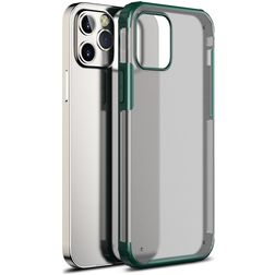 Mobigear Shockproof Coque iPhone 12 Coque arrière Rigide Anti-Chocs - Vert