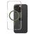 CARE by PanzerGlass Urban Combat iPhone 16 Pro MagSafe Plastique rigide Coque arrière - Transparent / Vert