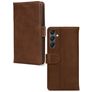 Mobilize Wallet Housse Samsung Galaxy A24 Etui en Cuir Véritable Porte-Monnaie - Marron