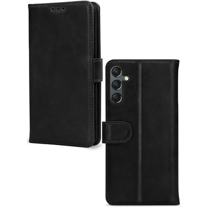 Mobilize Premium Gelly Wallet Samsung Galaxy A24 Étui Portefeuille - Noir