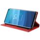 Mobigear Sensation Housse Samsung Galaxy S10 Etui Porte-Monnaie - Rouge
