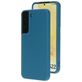 Mobiparts Coque Samsung Galaxy S22 Coque arrière en Silicone - Blueberry Blue