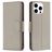 Mobigear Excellent Housse iPhone 16 Pro Max Etui Porte-Monnaie - Gris