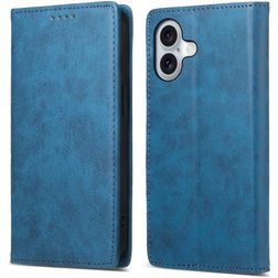 Mobigear Wallet Housse iPhone 16 Etui Porte-Monnaie - Bleu