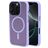 Mobiparts Hardcover Coque iPhone 16 Pro MagSafe Coque arrière Rigide - Satin Lila