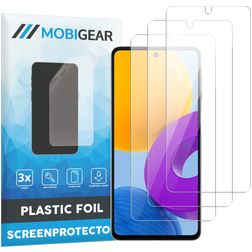 Mobigear Samsung Galaxy M52 Protection d'écran Film - Compatible coque (Lot de 3)