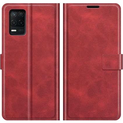 Mobigear Wallet Housse Realme Narzo 30 5G‎ Etui Porte-Monnaie - Rouge