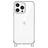Mobigear Bungy Coque iPhone 14 Pro Max Coque arrière Rigide - Argent