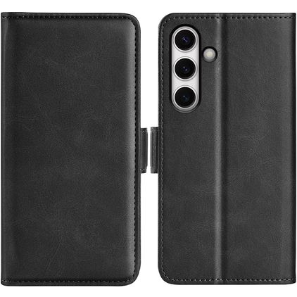 Mobigear Slim Magnet Housse Samsung Galaxy S24 FE Etui Porte-Monnaie - Noir