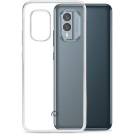 Mobilize Gelly Coque Transparente Nokia X30 Coque arrière en TPU Souple - Transparent