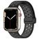 Mobigear Sport Plus Mag Bracelet Silicone Apple Watch Fermeture magnétique - 42/41/40/38 mm - Noir / Gris