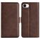 Mobigear Slim Magnet Housse iPhone 16e Etui Porte-Monnaie - Marron