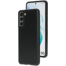 Mobiparts Classic Coque Samsung Galaxy S21 Coque arrière en TPU Souple - Matt Black
