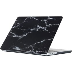 Mobigear Marble MacBook Air 15 Pouces (2023-2026) Coque - Noir - Model A2941 / A3114 / A3241 / A3448