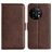 Mobigear Slim Magnet OnePlus 11 Étui Portefeuille - Marron