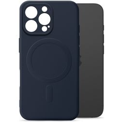 My Style Protective Flex Coque iPhone 16 Pro MagSafe Coque arrière en TPU Souple - Bleu Marin