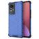 Mobigear Honeycomb Coque Xiaomi 12 Pro Coque arrière Rigide Anti-Chocs - Bleu