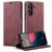 CaseMe 013 Housse Samsung Galaxy A16 Etui Porte-Monnaie - Rouge