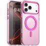 Mobigear Shockproof Coque iPhone 18 Pro Max MagSafe Coque arrière Rigide - Rouge