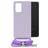 Mobilize Lanyard Gelly Samsung Galaxy A33 Coque avec cordon en TPU Souple - Pastel Purple