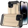 Mobigear Outdoor Coque iPhone 14 Pro Max Coque arrière Rigide Anti-Chocs - Or