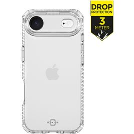 ITSKINS Level 2 SpectrumClear R Coque Transparente iPhone Air Coque arrière en TPU Souple Anti-Chocs - Transparent