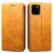 Suteni Art Housse iPhone 11 Etui Porte-Monnaie - Cognac