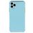 Mobigear Cushion Coque iPhone 12 Pro Max Coque arrière en TPU Souple Anti-Chocs - Bleu
