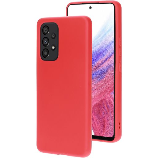 Mobiparts Coque Samsung Galaxy A53 Coque arrière en Silicone - Scarlet Red
