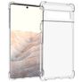 Mobigear Cushion Coque Transparente Google Pixel 6 Pro Coque arrière en TPU Souple Anti-Chocs - Transparent