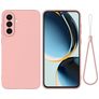 Mobigear Rubber Touch Coque Samsung Galaxy S26 Plus Coque arrière en Silicone - Rose