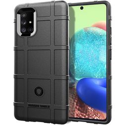 Mobigear Rugged Shield Coque Samsung Galaxy M51 Coque arrière en TPU Souple Anti-Chocs - Noir