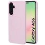 Mobiparts Slim Line Coque Samsung Galaxy A56 MagSafe Coque arrière Rigide - Blush Pink