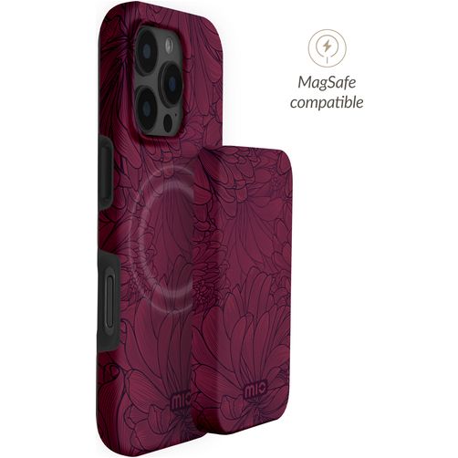 MIO - Batterie externe 5.000 mAh 15W - Compatible MagSafe - Berry Blooms