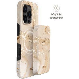 MIO - Batterie externe 5.000 mAh 15W - Compatible MagSafe - Gold Marble