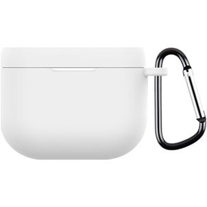 Mobigear Colors Coque Apple AirPods 4 Coque en Silicone Souple - Blanc