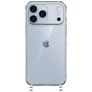 Mobigear Mix & Match Transparent iPhone 17 Pro TPU souple Coque avec cordon - Transparent