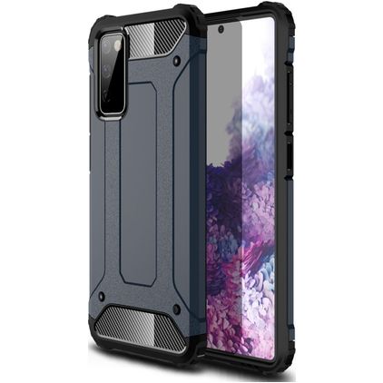 Mobigear Outdoor Samsung Galaxy S20 FE Plastique rigide Coque arrière Antichoc - Bleu marine
