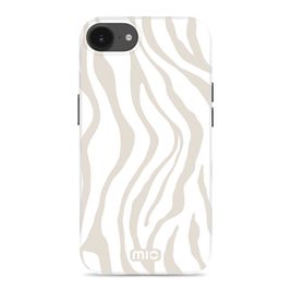 MIO Coque iPhone 16e MagSafe Coque arrière Rigide - Sandy Zebra