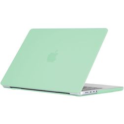 Mobigear Cream Matte MacBook Pro 14 pouces (2021-2026) Coque rigide pour MacBook - Vert - Modèle A2442 / A2779 / A2918 / A2992 / A3401 / A3112 / A3434 / A3427 / A3426