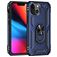 Mobigear Armor Ring Coque iPhone 13 Coque arrière Rigide Anti-Chocs avec Anneau-Support - Bleu